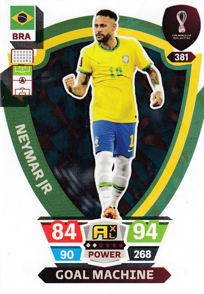 #381 Neymar Jr (Brazil) World Cup Qatar 2022 GOAL MACHINE