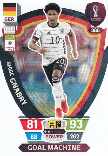 #386 Serge Gnabry (Germany) World Cup Qatar 2022 GOAL MACHINE