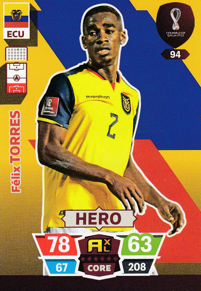 #94 Felix Torres (Ecuador) World Cup Qatar 2022
