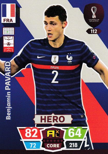 #112 Benjamin Pavard (France) World Cup Qatar 2022