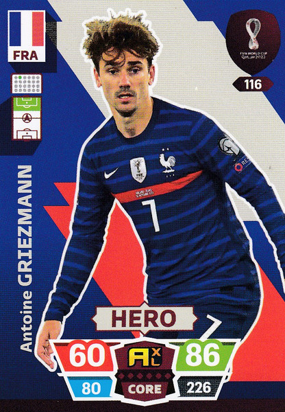 #116 Antoine Griezmann (France) World Cup Qatar 2022