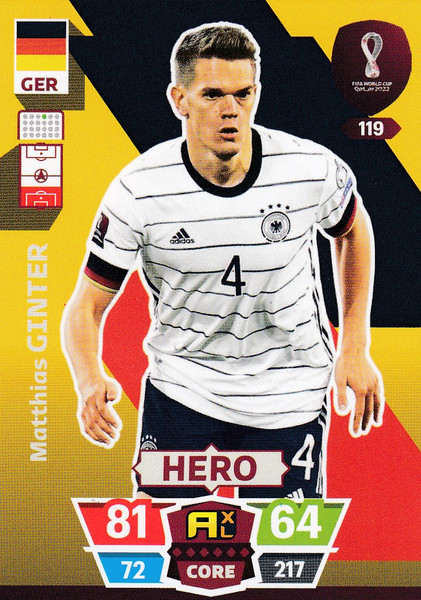 #119 Matthias Ginter (Germany) World Cup Qatar 2022