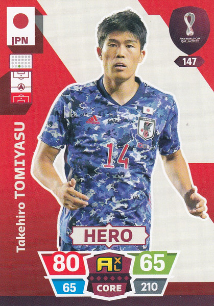 #147 Takehiro Tomiyasu (Japan) World Cup Qatar 2022