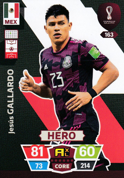 #163 Jesus Gallardo (Mexico) World Cup Qatar 2022