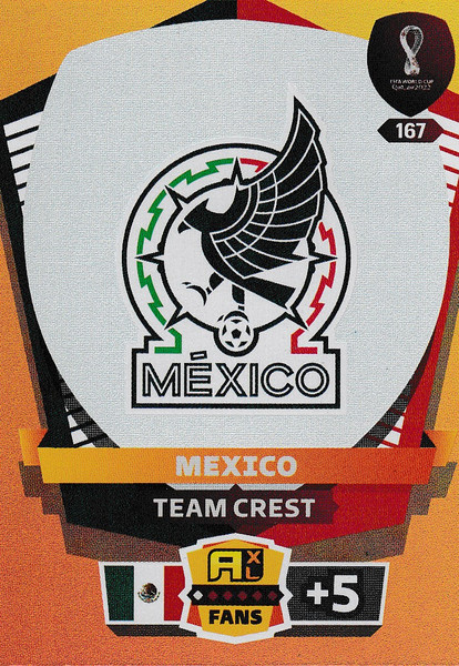 #167 Team Crest (Mexico) World Cup Qatar 2022