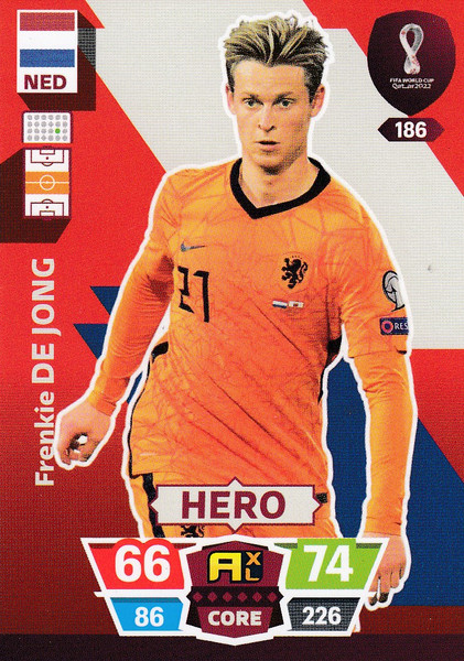 #186 Frenkie de Jong (Netherlands) World Cup Qatar 2022