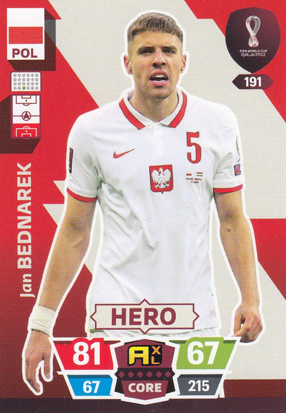 #191 Jan Bednarek (Poland) World Cup Qatar 2022