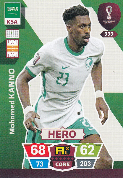 #222 Mohamed Kanno (Saudi Arabia) World Cup Qatar 2022