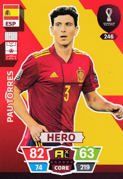 #246 Pau Torres (Spain) World Cup Qatar 2022