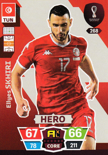 #268 Ellyes Skhiri (Tunisia) World Cup Qatar 2022