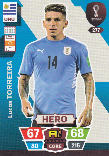 #277 Lucas Torreira (Uruguay) World Cup Qatar 2022