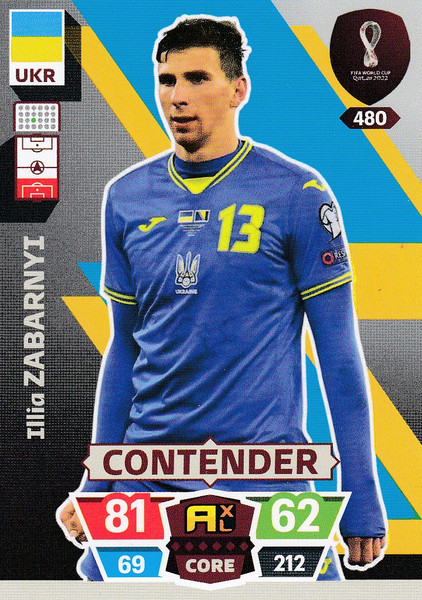 #480 Illia Zabarnyi (Ukraine) World Cup Qatar 2022