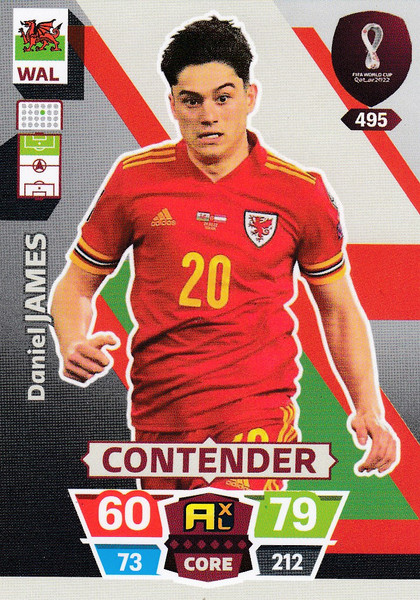 #495 Daniel James (Wales) World Cup Qatar 2022