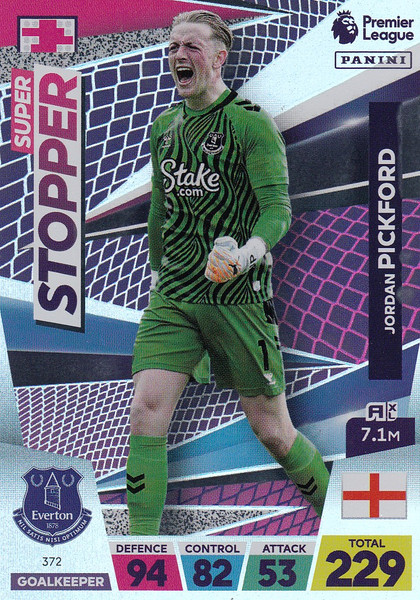 #372 Jordan Pickford (Everton) Adrenayln XL Premier League 2023 SUPER STOPPER