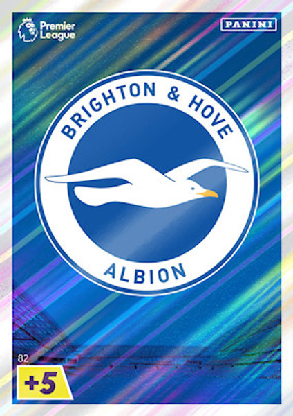 #82 Club Crest (Brighton & Hove Albion) Adrenalyn XL Premier League 2023