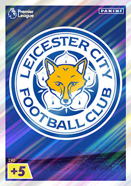 #190 Club Crest (Leicester City) Adrenalyn XL Premier League 2023