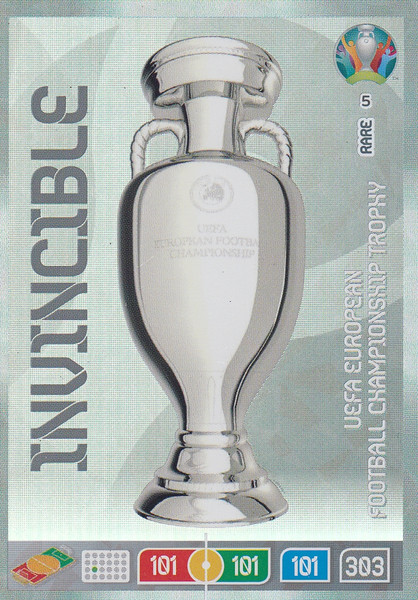 #5 Invincible Trophy  Adrenalyn XL Euro 2020 RARE