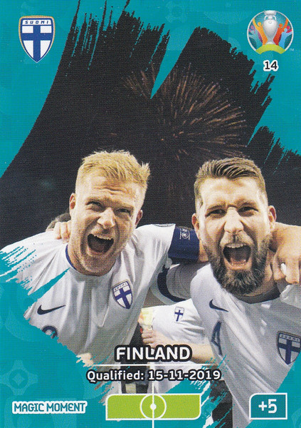 #14 Finland  Adrenalyn XL Euro 2020 MAGIC MOMENT