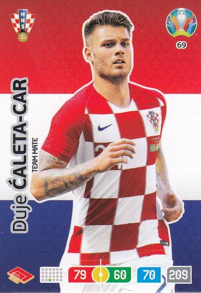 #69 Duje Caleta-Car (Croatia) Adrenalyn XL Euro 2020