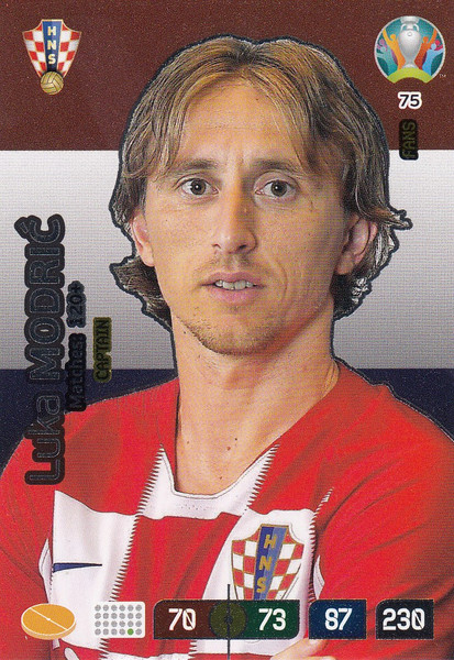 #75 Luka Modric (Croatia) Adrenalyn XL Euro 2020 CAPTAIN