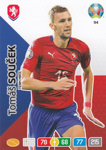 #94 Tomas Soucek (Czech Republic) Adrenalyn XL Euro 2020