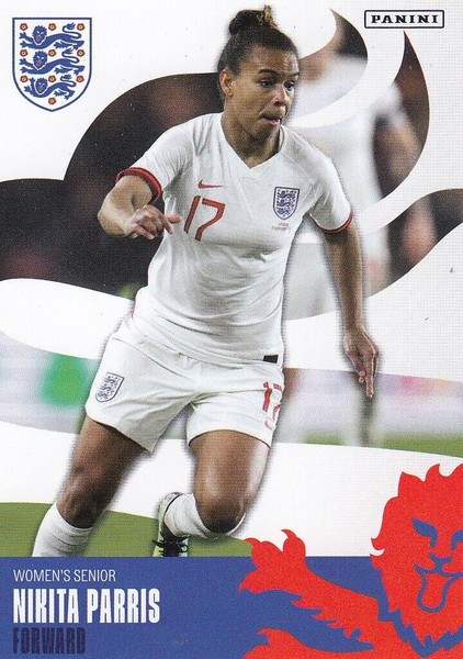 #43 Nikita Parris (Women's Senior) Panini The Best of England 2022