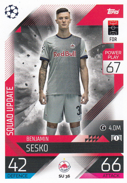 #SU36 Benjamin Sesko (FC Salzburg) Match Attax EXTRA Champions League 2022/23