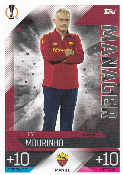 #MAN23 José Mourinho (AS Roma) Match Attax EXTRA Champions League 2022/23