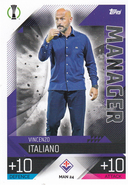 #MAN24 Vincenzo Italiano (ACF Fiorentina) Match Attax EXTRA Champions League 2022/23