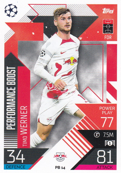 #PB14 Timo Werner (RB Leipzig) Match Attax EXTRA Champions League 2022/23