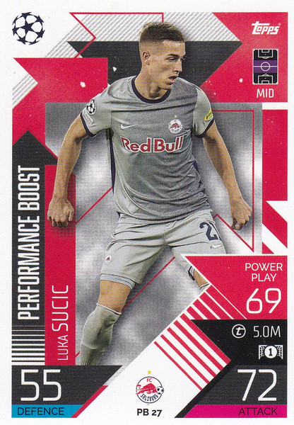 #PB27 Luka Sucic (FC Salzburg) Match Attax EXTRA Champions League 2022/23