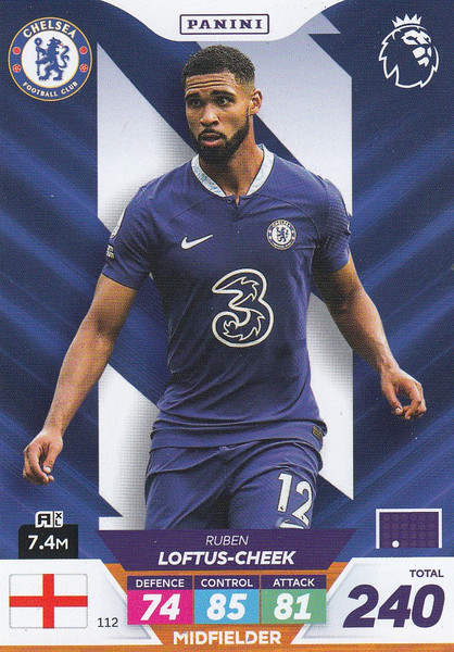 #112 Ruben Loftus-Cheek (Chelsea) Adrenalyn XL Premier League PLUS 2023