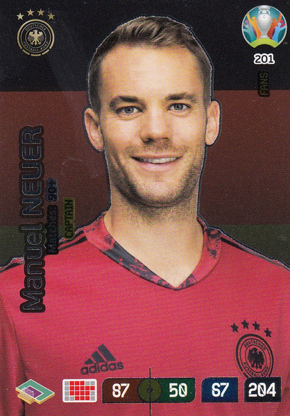 #201 Manuel Neuer (Germany) Adrenalyn XL Euro 2020 CAPTAIN