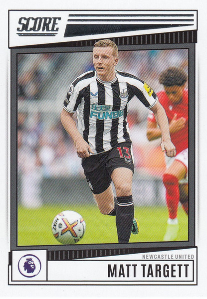 #148 Matt Targett (Newcastle United) Panini Score Premier League 2022-23