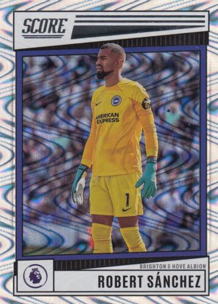 #49 Robert Sanchez (Brighton & Hove Albion) Panini Score Premier League 2022-23 SWIRL PARALLEL