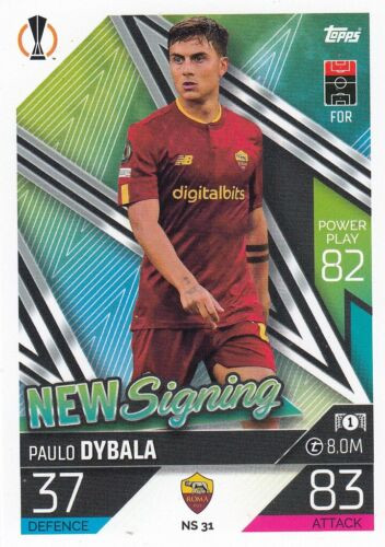 NS031 - Paulo Dybala (Roma) - NEW SIGNING (UPDATE) - Topps Match