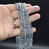 Dumortierite (dark blue) in Quartz Gemstone Round Beads - 2mm, 3mm, 4mm sizes - 15'' Strand, for Jewellery Making