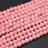 3mm Pink Coral (Dyed) Gemstone FACETED Round Beads - 15'' Strand