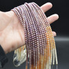 Freshwater Potato Round Pearl Beads - Peach, Pink, Purple, White - 3mm - 15'' Strand, for Jewellery making, DIY