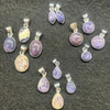 Genuine Mini Utah Tiffany Stone Sterling Silver Pendant - Rare Bertrandite - for Handmade Jewellery Making - 1 Pc