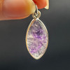 Genuine Blue John Fluorite Pendant - Rare Derbyshire Gemstone in Sterling Silver - 9 Options