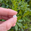 White Baroque Nugget Pearl Beads - Half Drilled - 7mm-8mm - 0.9mm Hole for Jewellery Making