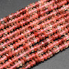 Andesine (Red Labradorite) FACETED Rondelle Spacer Beads - 4mm x 2mm - 15'' strand, for Jewellery Making, DIY