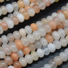 Pink Aventurine SMOOTH Rondelle Spacer Beads - 6mm x 4mm - 15'' Strand, for Jewellery making