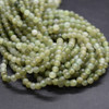 Nephrite Jade Gemstone SMOOTH Round Beads  3mm  15 Strand, for Jewellery making, DIY