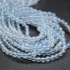 Aquamarine Gemstone SMOOTH Round Beads  3mm  15 Strand, for Jewellery making, DIY