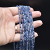 Blue Aventurine Gemstone SMOOTH Round Beads  3mm  15 Strand, for Jewellery making, DIY
