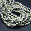 Dalmatian Jasper Gemstone SMOOTH Round Beads  3mm  15 Strand, for Jewellery making, DIY