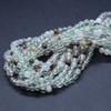 Green Phantom Quartz Gemstone SMOOTH Round Beads  3mm  15 Strand, for Jewellery making, DIY