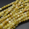 Yellow Opal Gemstone Round Beads - 8mm - Large Hole (2mm) Gemstone Round Beads for Jewellery Making  - 15'' strand